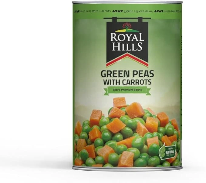 Royal Hills Green Peas with Carrots 400 g